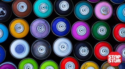 spray paint cans that can't be put in storage