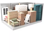 10x15 storage unit rendering