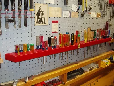 wall of tools